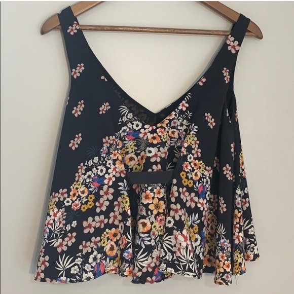 Zara Trafaluc Floral Tank Top! - Picture 4 of 4